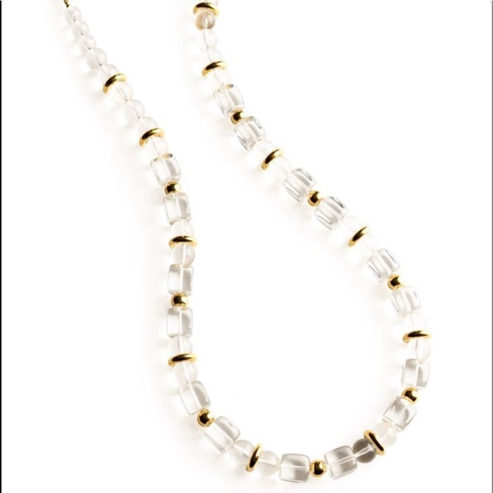 80s Vintage Trifari Lucite Beaded Necklace - Picture 4 of 5